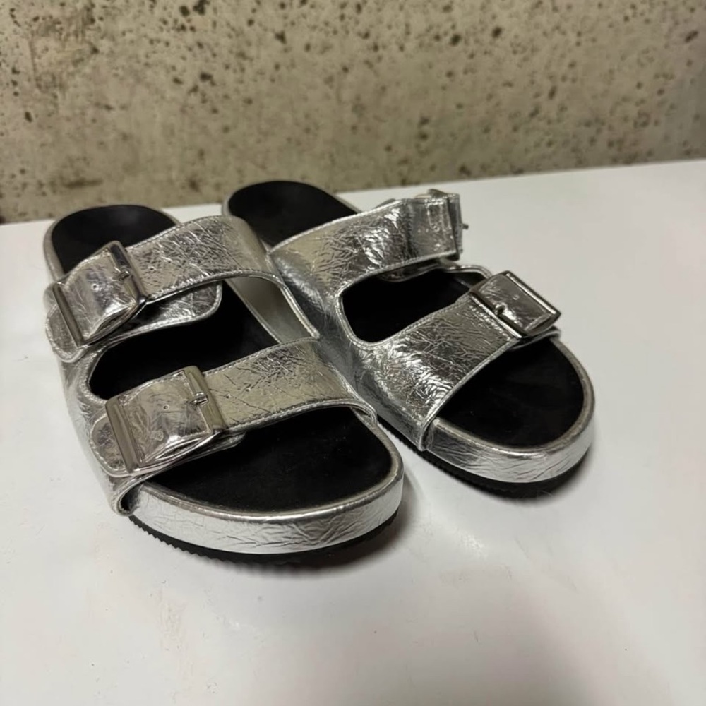 DKNY Women's Silver Sandals